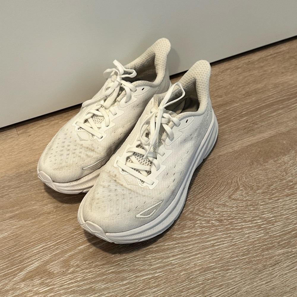 Hoka White Athletic Shoes